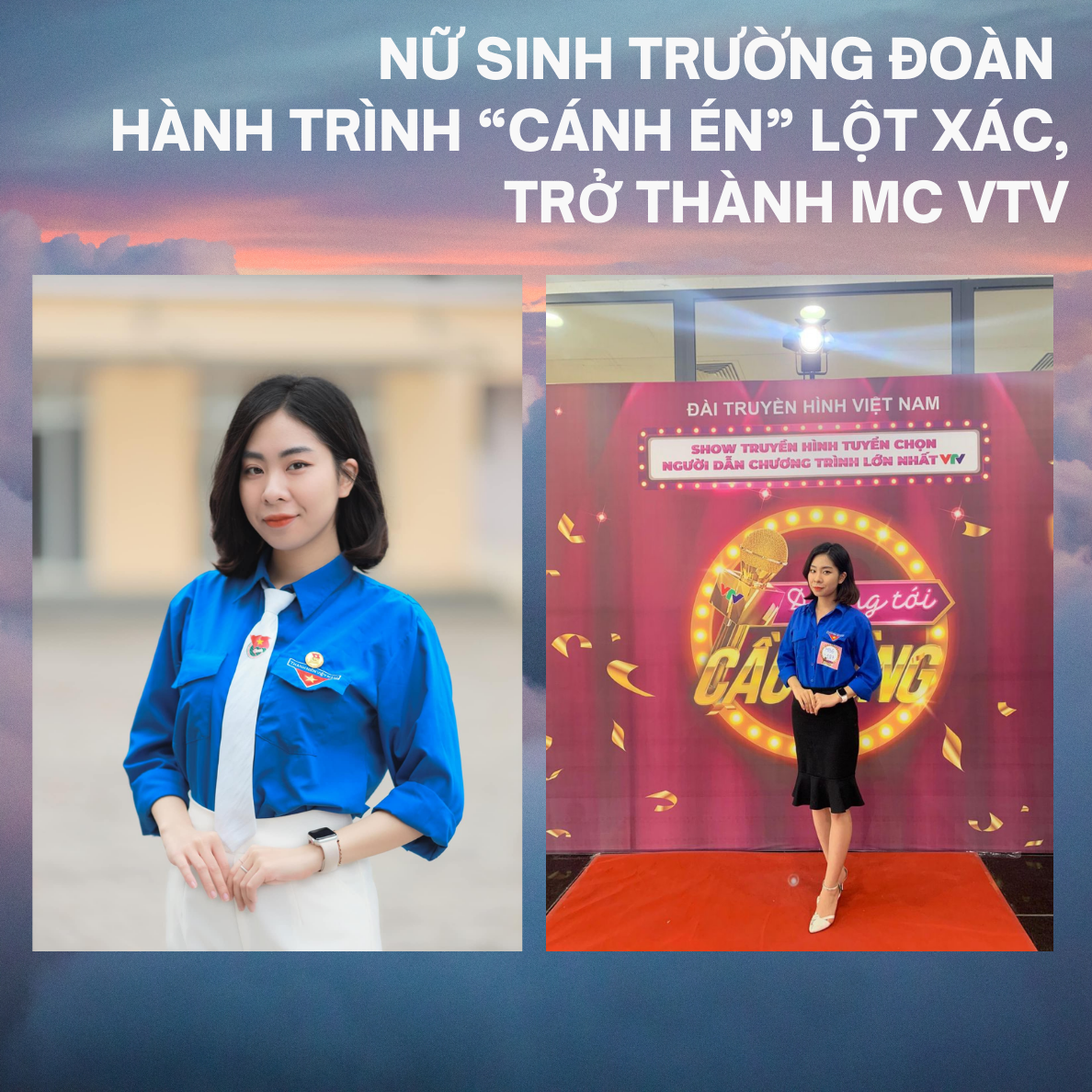 Tâm sự tuổi 20 của nữ sinh trường Đoàn: Hành trình “Cánh én” lột xác, trở thành MC VTV