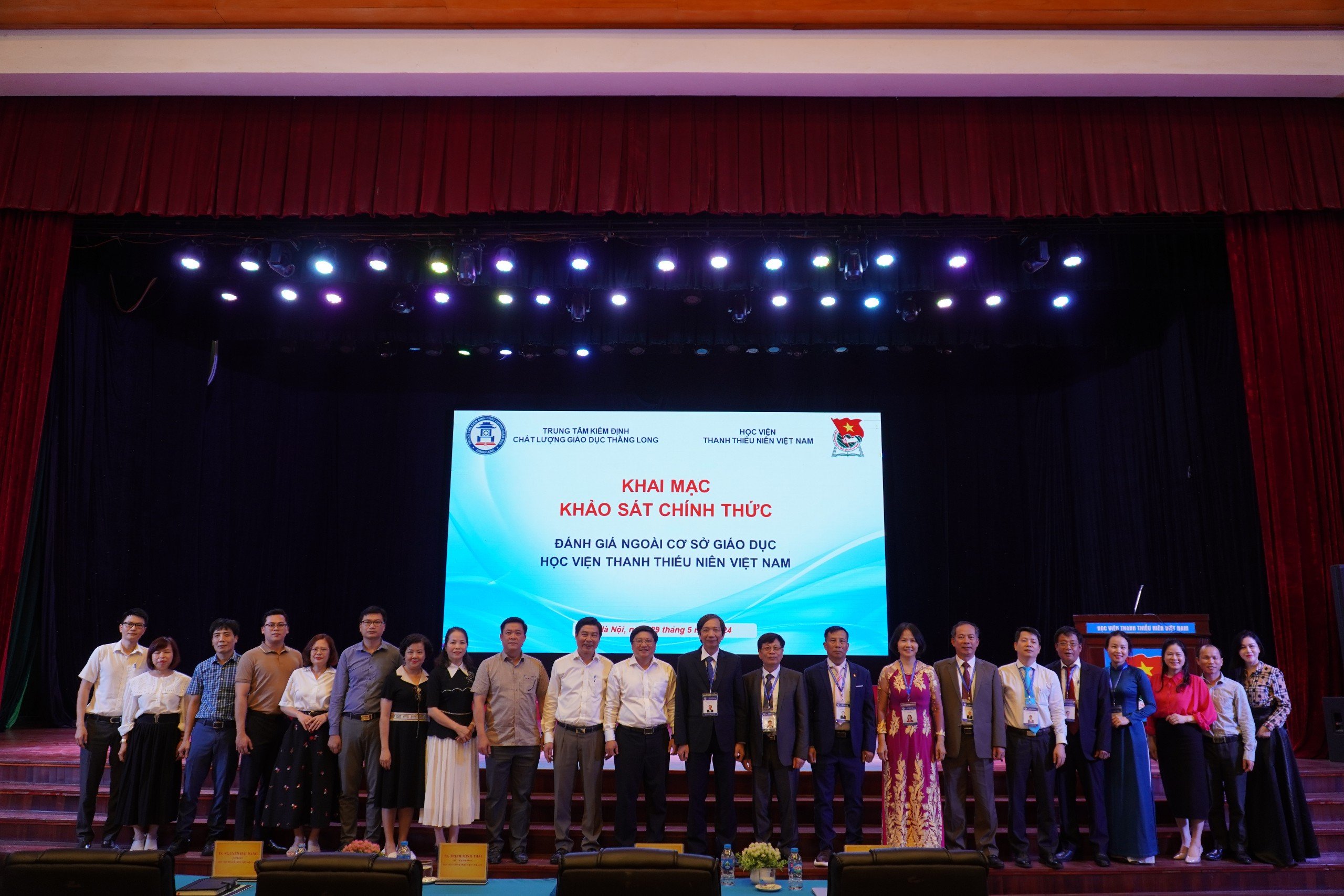 Khai mạc đợt khảo sát chính thức đánh giá ngoài chất lượng giáo dục tại Học viện Thanh thiếu niên Việt Nam