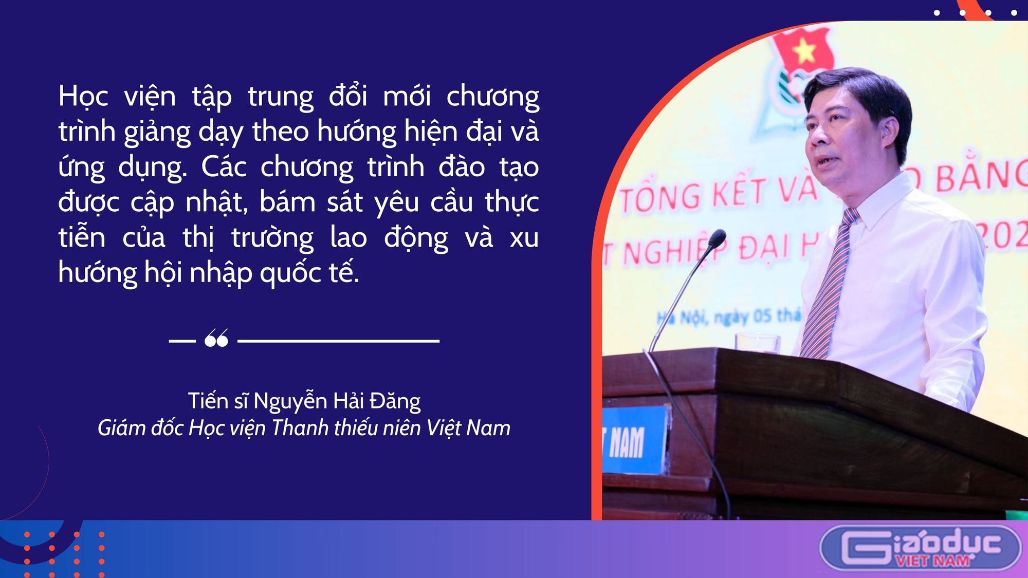 Giám đốc Học viện Thanh thiếu niên Việt Nam kỳ vọng năm 2025 giáo dục đại học nhiều bứt phá