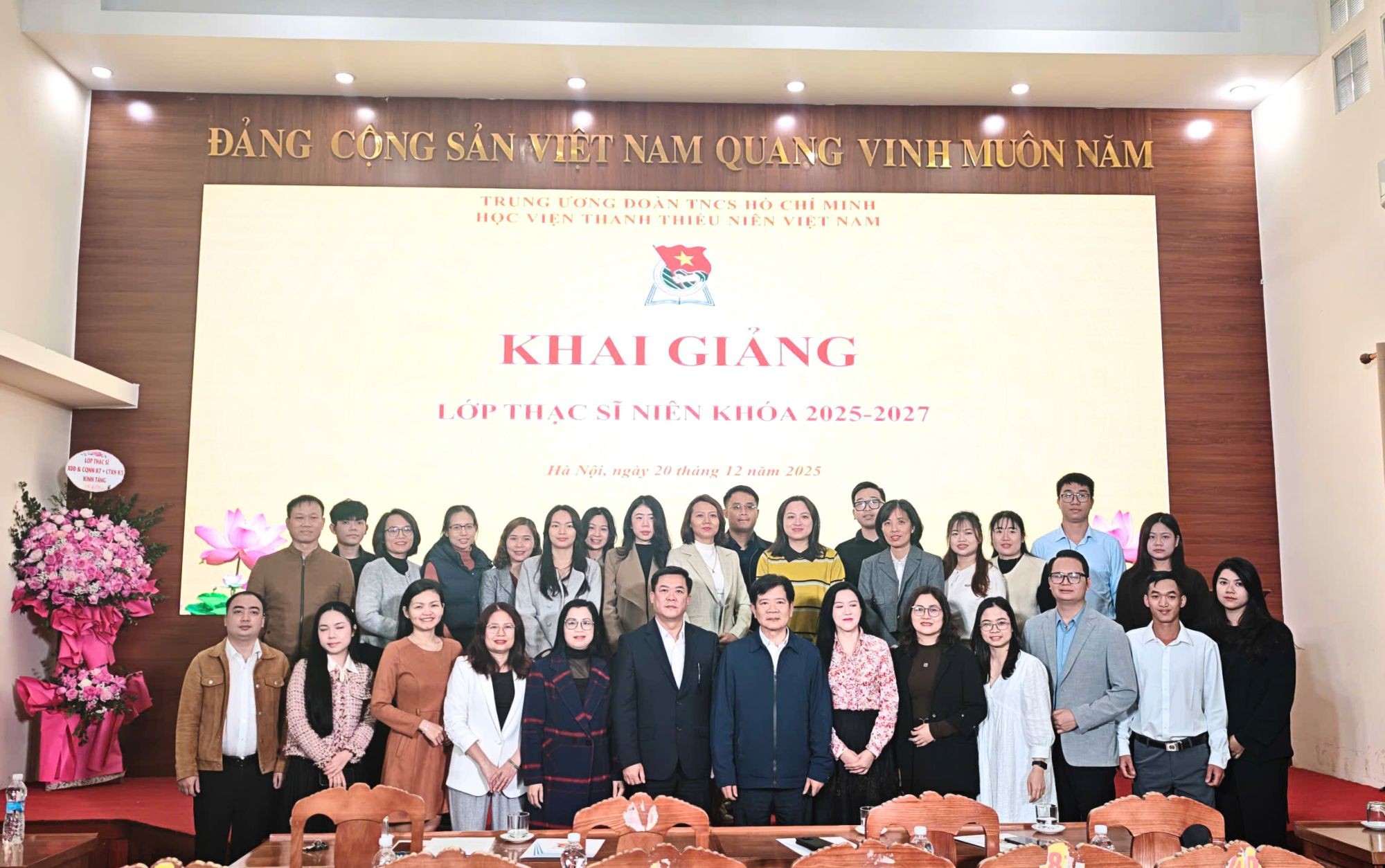 Học viện Thanh thiếu niên Việt Nam khai giảng lớp thạc sĩ, niên khóa 2025 – 2027