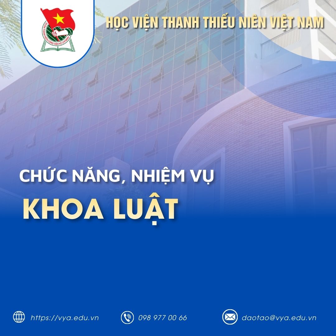 Chức năng, nhiệm vụ của Khoa Luật