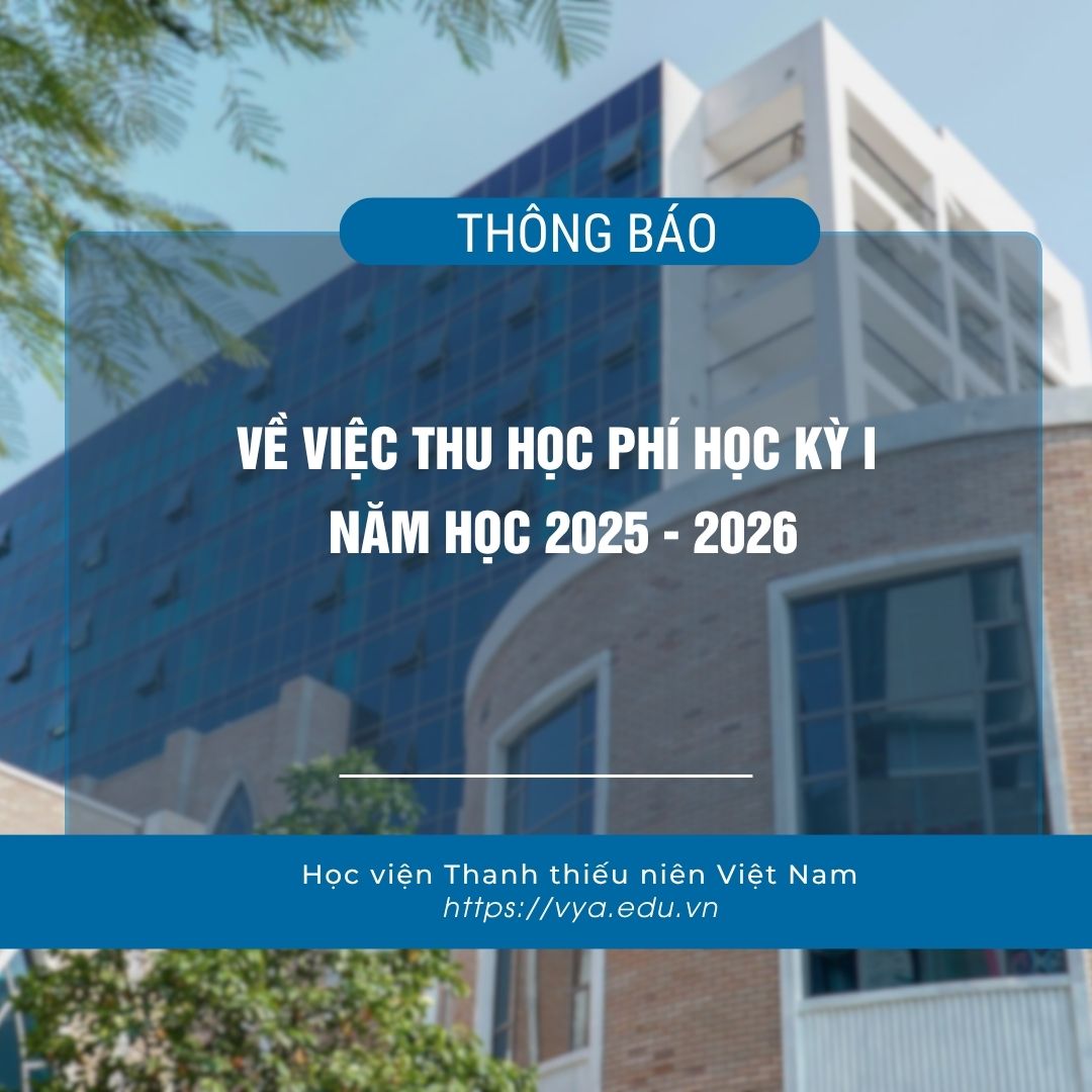 Thông báo về việc thu học phí học kỳ I năm học 2025 - 2026