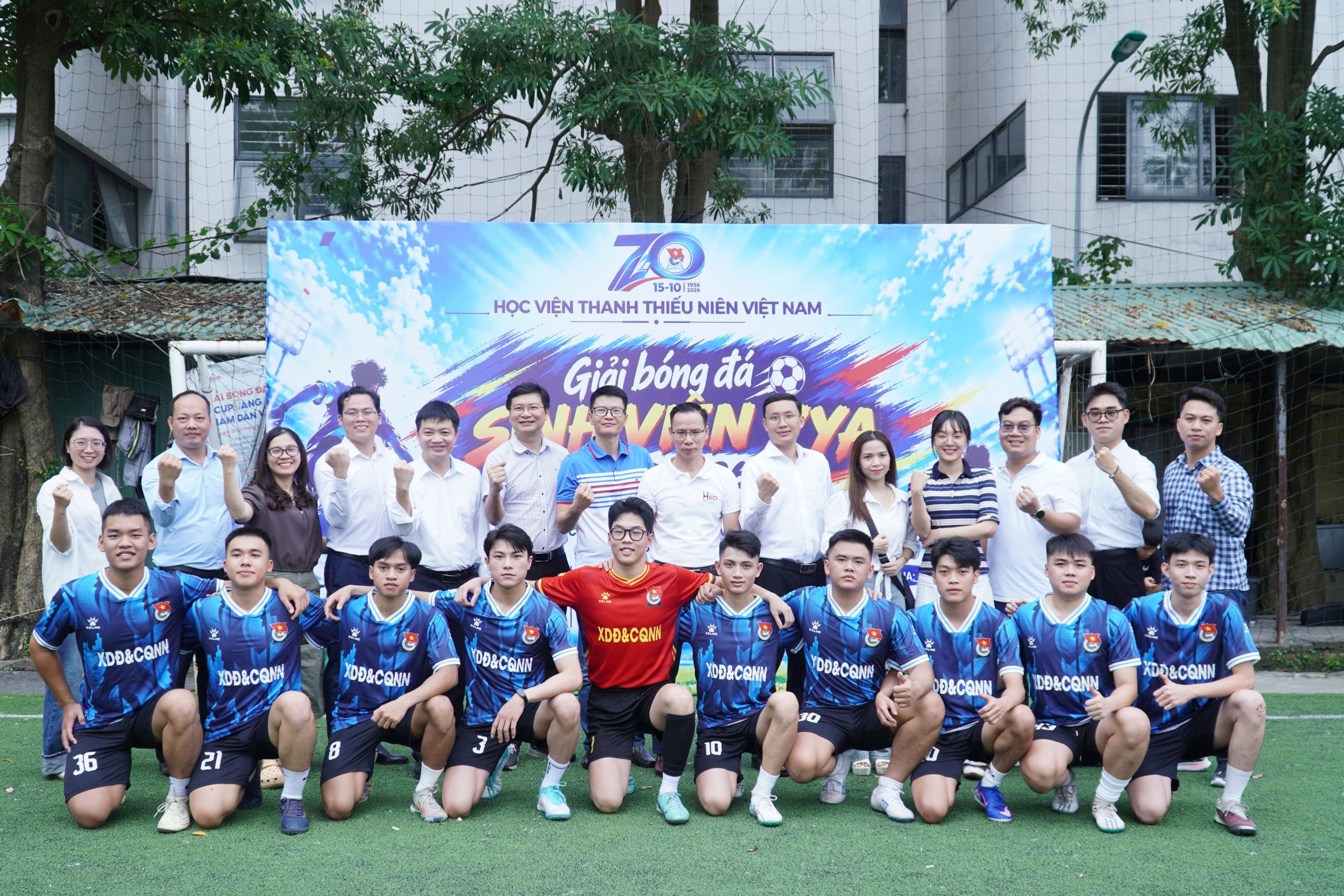 Khai mạc Giải bóng đá sinh viên VYA năm 2026 chào mừng 70 năm Ngày truyền thống Học viện